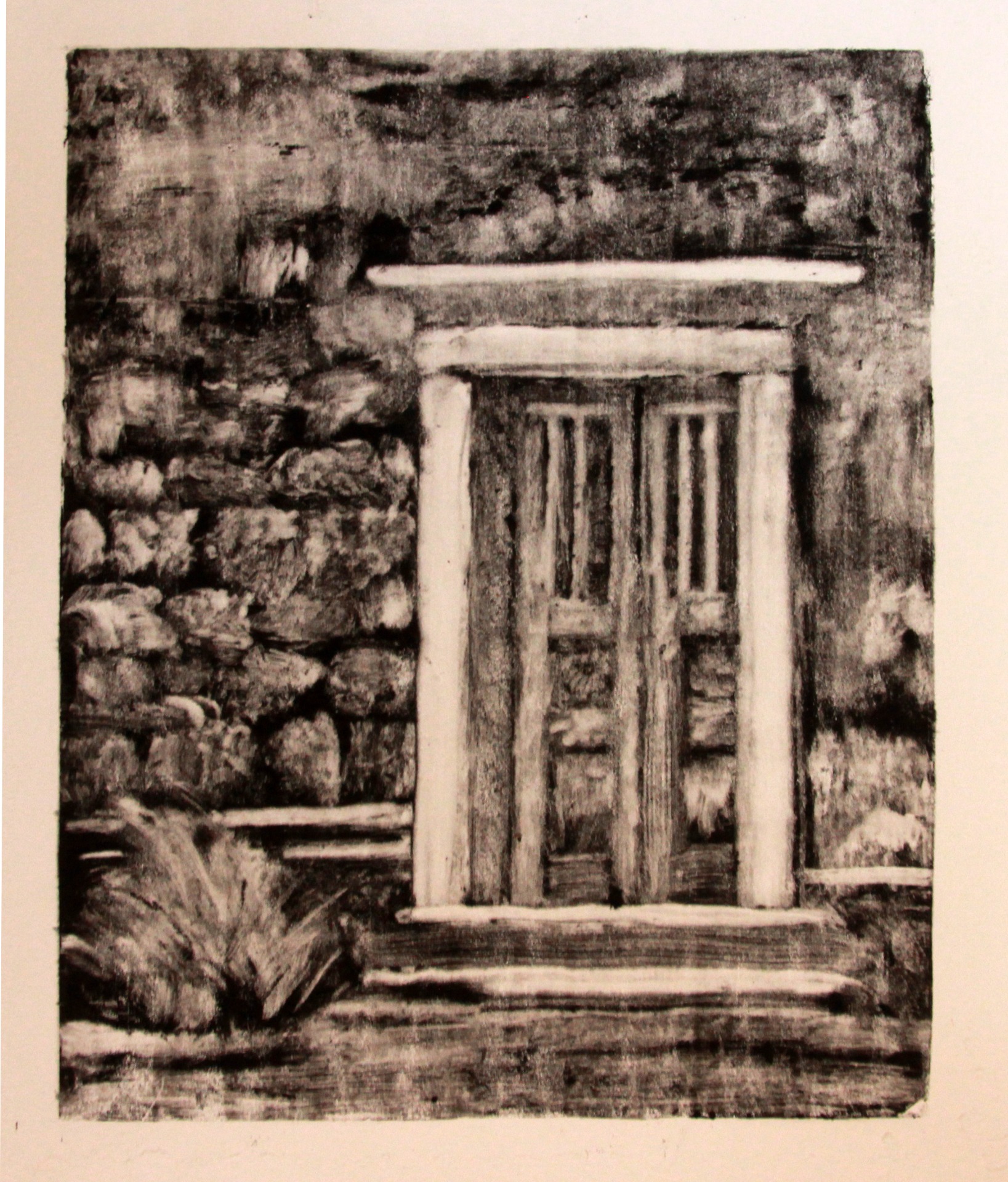Dubrovnik Door, Croatia 11x14 Monotype